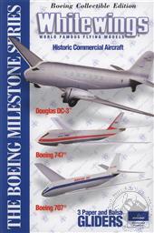 Whitewings Boeing Historic Commercial Aircraft, 3 Model Kit (Aircraft Model, Explore the Science of Flight),AG WhiteWings