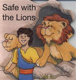 Safe With The Lions (Shaped Board Books for Toddlers),Hazel Scrimshire