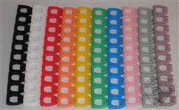 100 Piece, Color-Coded Numeric-Coded (from 0 to 9) Cable Code Organization Markers / Identification Tags (100-Piece),Fujei