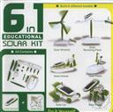 Do It Yourself 6-in1 Educational Solar Kit,Cute Sunlight