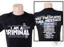 T-Shirt: I Am A Criminal (Adult Medium / M),Voice of the Martyrs