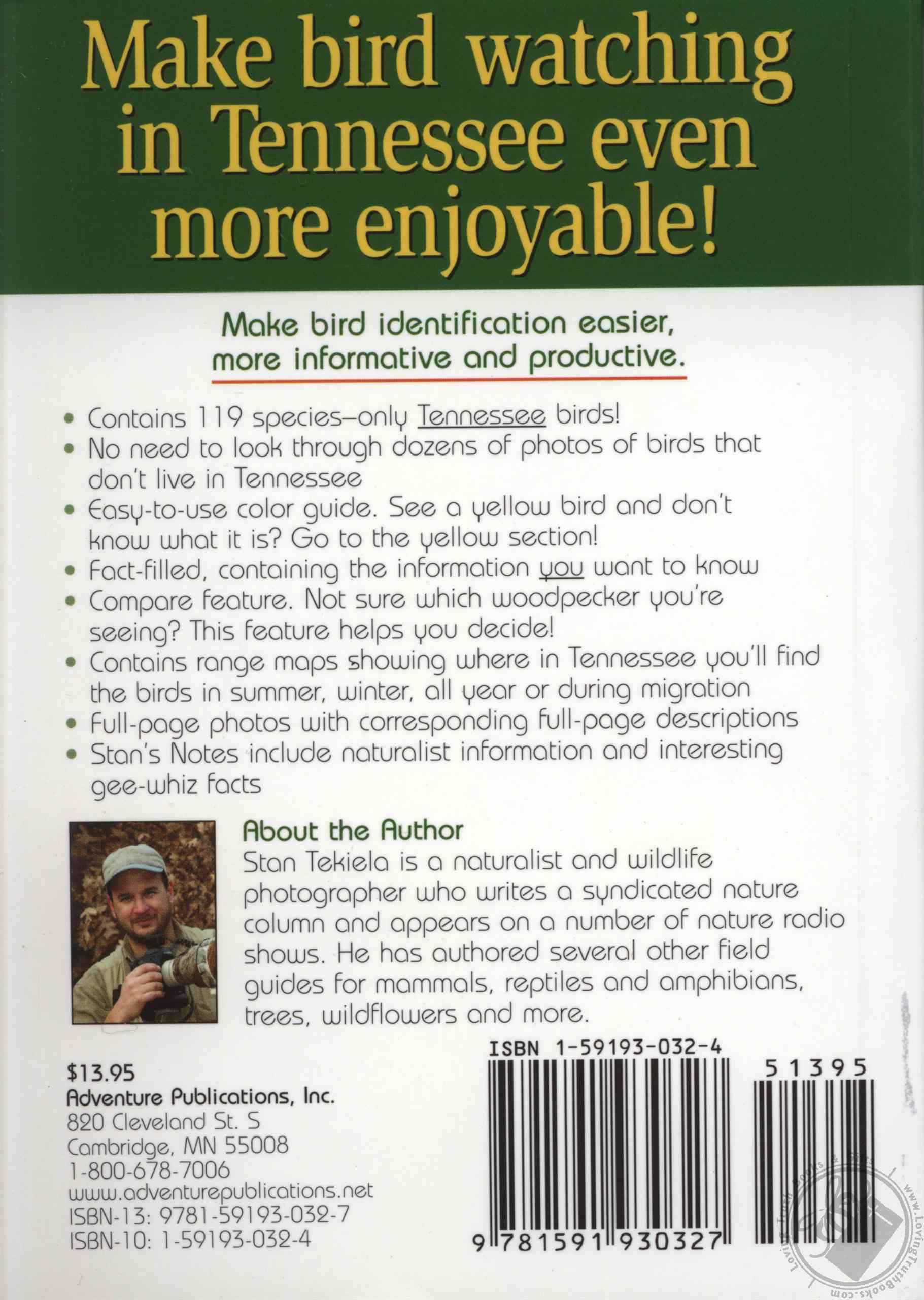 Birds of tennessee field guide
