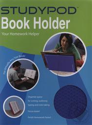 Studypod Book Holder (Color: Blue)  Holds Virtually Any Book (Bookpod),Genio LLC