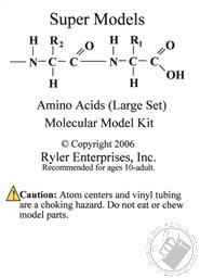 Amino Acids (Large Set) Molecular Model Kit (225 Pcs),Ryler Enterprises