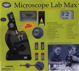 Discovery Planet Microscope Lab Max (100x-900x Zoom Magnification with Light and Projector),Discovery Planet