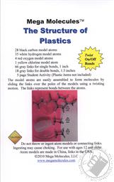 The Structure of Plastics Molecular Model Kit (152 Pcs) Mega Molecules,Mega Molecules LLC