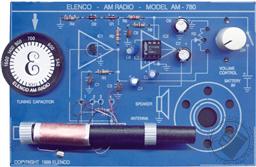 Two IC AM Radio Kit with Training Course (Model AM-780K Electronic Experiment Kit - Requires Soldering),Elenco Electronics