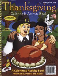 Educational Coloring and Activity Book: Thanksgiving,Really Big Coloring Books