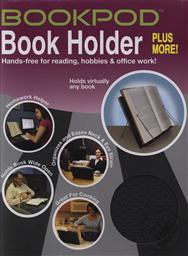 Bookpod Book Holder  (Color: Black) Hands-free for Reading, Hobbies and Office Work (Studypod),Genio LLC
