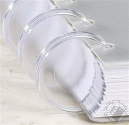 Set of 22 Circa 1 inch Clear Discs for Disc-Bound Notebooks (Compatible with Arc Customizable Notebooks by M/ Sold at Staples, Disc Bound Notebooks),Circa