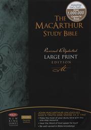 NKJV Large Print The MacArthur Study Bible - Revised and Updated (New King James Version),John MacArthur