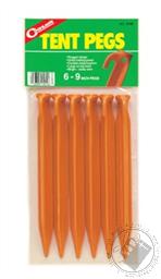 Coghlan's Tent Pegs (9 Inch Pegs Set of 6) Polypropylene Tent Stakes,Coghlan's Ltd