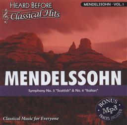 Heard Before Classical Hits: Mendelssohn Volume 1 (Symphony No. 3 Scottish and No. 4 Italian),Select Media