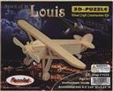 3-D Wooden Puzzle: Spirit of St Louis (Wood Craft Construction Kit) 28 Pieces Ages 6 and Up,Puzzled Inc