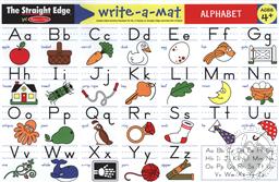 Write-A-Mat Alphabet (ABC Learning Mat) The Straight Edge Learning Mats by Melissa & Doug,Melissa & Doug