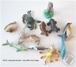 Mini Ocean Creatures (Pack of 12 Sea Animals),OT Co