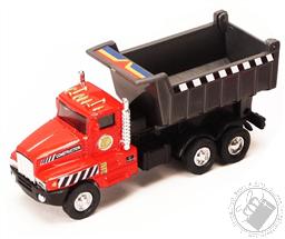 Construction Truck Dump Truck Diecast Vehicle with Pullback Action (Color: Red),Shing Fat LTD