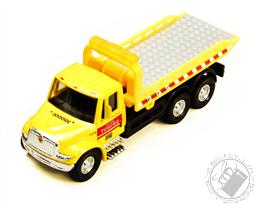 International 24 Hour Towing Rollback Tow Truck Diecast with Pullback Action (Color: Yellow),Shing Fat LTD