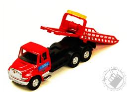 International 24 Hour Towing Rollback Tow Truck Diecast with Pullback Action (Color: Red),Shing Fat LTD