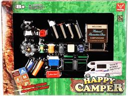 Happy Camper Hobby Grade Diorama Accessory Set (Scale 1:24 (Die Cast Accessories),Phoenix Toys