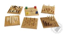 Bamboo Pocket Game Nine Men's Morris/ Cowboy Checkers (MT6943),Ningbo Mi Toys