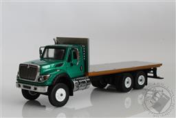 2018 International Workstar Flatbed Stake Truck 1:64 Scale Diecast Model, SD Trucks,Greenlight Collectibles 