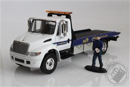 2013 International Durastar Goodyear Flatbed Tow Truck 1:64 Scale Diecast Model,Greenlight Collectibles 