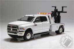 Dually Drivers Series 5 - 2018 Ram 3500 Dually Wrecker - Bright White,Greenlight Collectibles 