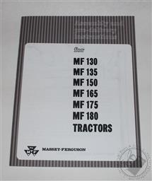 Massey Ferguson Assembly & Pre-Delivery Instructions MF 130, 135, 150, 165, 175, 180, Manual,Massey Ferguson Inc.