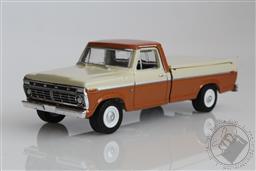 1973 Ford F100 Pickup Truck w/ Bed Cover 1:64 Scale Diecast Model F-100 (Brown/ Tan),Greenlight Collectibles 