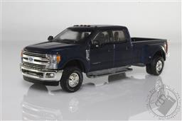 Dually Drivers Series 6 - 2019 Ford F-350 Dually - Blue Jeans F350,Greenlight Collectibles 