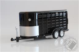 Livestock/ Animal/ Farm Trailer Bumper Hitch 1:64 Scale Diecast Model (Black),Greenlight Collectibles 