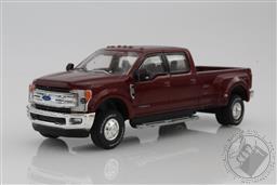 2019 Ford F-350 DRW/ Dually Lariat Pickup Truck 1:64 Scale Diecast Model F350 (Ruby Red),Greenlight Collectibles 