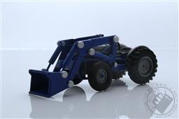 Down on the Farm Series 5 - 1952 Ford 8N with Front Loader - Blue and Gray Diecast Model 1:64 Scale Farm Tractor,Greenlight Collectibles 
