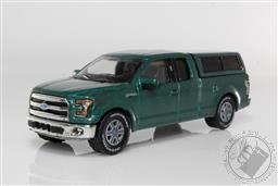 2015 Ford F-150 Pickup Truck 1:64 Scale Diecast Model F150 (Blue),Greenlight Collectibles 