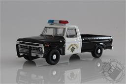 Ford F100 Pickup Truck 1975 California Highway Patrol 1:64 Scale Diecast Model F-100,Greenlight Collectibles 