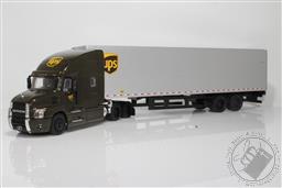 2019 Mack Anthem Semi Truck w/ Box Trailer, UPS 1:64 Scale Diecast Model,Greenlight Collectibles 