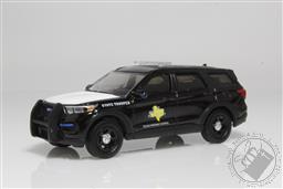 2020 Ford Explorer Police Interceptor Utility Texas Highway Patrol State Police SUV 1:64 Scale Diecast Model,Greenlight Collectibles 