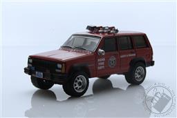 Fire & Rescue Series 1 - 1990 Jeep Cherokee - Reno, Nevada Fire Department,Greenlight Collectibles 