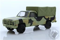 Battalion 64 Series 1 - 1984 Chevrolet M1008 CUCV - Camouflage with Cargo Cover,Greenlight Collectibles 
