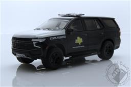 2021 Chevrolet Tahoe Police Pursuit Vehicle - Texas Highway Patrol State Police Trooper SUV 1:64 Scale Diecast Model,Greenlight Collectibles 