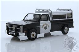 1987 Chevrolet C-10 - California Highway Patrol (Hobby Exclusive) Police Truck 1:64 Scale Diecast Model,Greenlight Collectibles 
