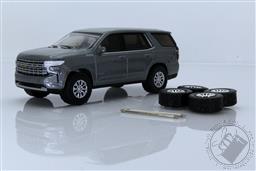 The Hobby Shop Series 11 - 2021 Chevrolet Tahoe with Spare Tires - Satin Steel Metallic,Greenlight Collectibles 