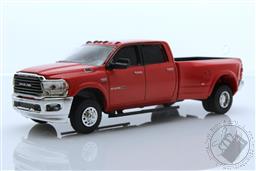 Dually Drivers Series 9 - 2021 Ram 3500 Dually - Limited Longhorn Edition - Flame Red Clear-Coat,Greenlight Collectibles 
