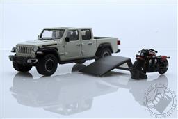 The Hobby Shop Series 12 - 2020 Jeep Gladiator Rubicon with 2020 Indian Scout Motorcycle,Greenlight Collectibles 