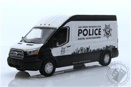 Route Runners Series 4 - 2019 Ford Transit LWB High Roof - Las Vegas Metropolitan Police Digital Investigations,Greenlight Collectibles 