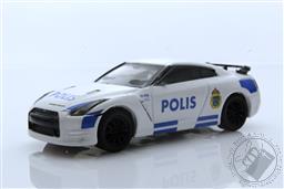 Hot Pursuit Series 40 - 2014 Nissan GT-R (R35) - Stockholm, Sweden Polis,Greenlight Collectibles 