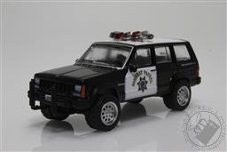 Hot Pursuit Series 38 - 1993 Jeep Cherokee - California Highway Patrol,Greenlight Collectibles 