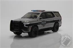 Hot Pursuit Series 38 - 2021 Chevrolet Tahoe Police Pursuit Vehicle (PPV) - General Motors Fleet - Satin Steel Metallic,Greenlight Collectibles 