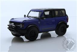 Barrett-Jackson ‘Scottsdale Edition’ Series 8 - 2021 Ford Bronco 2-Door VIN #001 (Lot #3008) - Lightning Blue with Navy Pier Interior,Greenlight Collectibles 